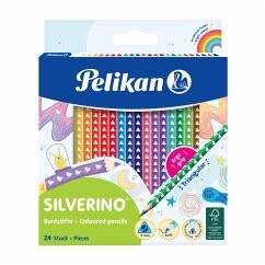 Pelikan Buntstifte SILVERINO 3-eckig dünn BD24LN  24Stk.