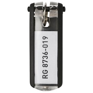 DURABLE Schlüsselanhänger Key Clip 6 Stück farbig sortiert