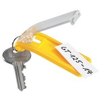 DURABLE Schlüsselanhänger Key Clip 6 Stück...