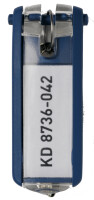 DURABLE Schlüsselanhänger Key Clip 6 Stück...