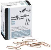 DURABLE Briefklammern 26 mm 1000 Stück verkupfert