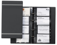 DURABLE Visitenkartenringbuch Visifix f200 Karten anthrazit