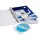 DURABLE CD-Hülle Cover EASY für 2 CDs/1CD transp. 10 St