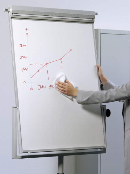 DURABLE Whiteboard Clean Reinigungstücher Box a 100 St weiß