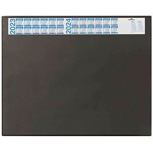 DURABLE Schreibunterlage Vollsichtpl/Kalender 65x52cm schw
