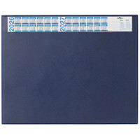 DURABLE Schreibunterlage Vollsichtpl/Kalender 65x52cm dkbl
