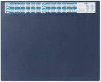 DURABLE Schreibunterlage Vollsichtpl/Kalender 65x52cm dkbl