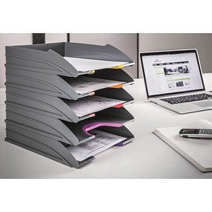 DURABLE Briefablagen Varicolor 5 Fächer anthrazit/farbig