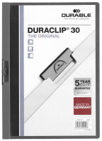 DURABLE Klemm-Mappe Duraclip Original 30 anthrazit