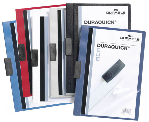 DURABLE Klemm-Mappe Duraquick 1-20 Blatt schwarz