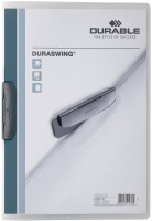 DURABLE Klemm-Mappe Duraswing 30 A4 transparent
