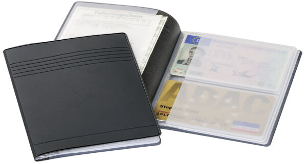 DURABLE Ausweis/Kreditkartenhülle für 4 Karten/Ausweise