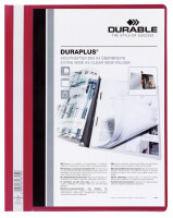 DURABLE Angebotshefter Duraplus Sichttasche rot