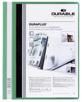 DURABLE Angebotshefter Duraplus Sichttasche grün