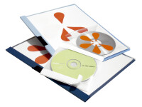 DURABLE CD-Selbstklebetasche FIX f 1 CD PP  transp. 10 Stck