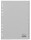 DURABLE A-Z Register A4 24tlg. PP volldeck. grau