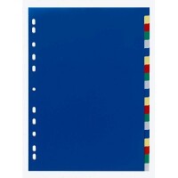 DURABLE Blanko-Register PP 20tlg farbiger Verlauf