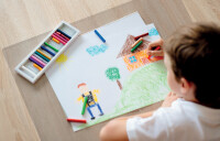 DURABLE Schreibunterlage Duraglas 50x65cm transparent