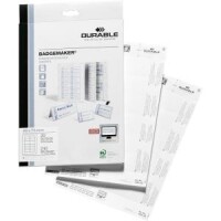 DURABLE Einsteckschilder Badgemaker 40x75mm 240 Stck...