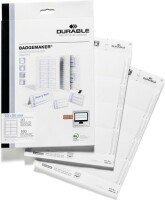 DURABLE Einsteckschilder Badgemaker 60x90mm 160 Stck...