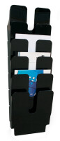 DURABLE Prospektspenderset Flexiplus 6 A4  schwarz