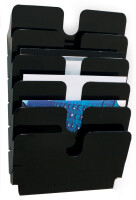 DURABLE Prospektspenderset Querformat Flexiplus 6 A4 schwarz