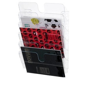 DURABLE Prospektspenderset Querformat Flexiplus 6 A4 transp