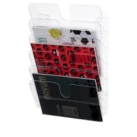 DURABLE Prospektspenderset Querformat Flexiplus 6 A4 transp
