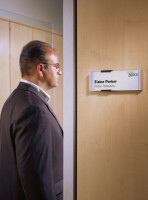 DURABLE Türschild Info Sign 149x105,5mm metallic silber