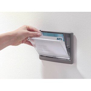 DURABLE Türschild ClckSign149x52,5 Kleben/Schrauben graphit