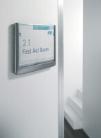 DURABLE Türschild ClckSign149x148,5 Kleben/Schr....