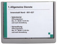 DURABLE Türschild ClckSignA5 210x148,5 Kleben/Schr....