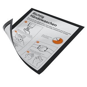 DURABLE Inforahmen Duraframe A4 selbstklebend 2 St schwarz
