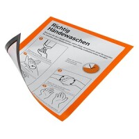 DURABLE Inforahmen Duraframe A4 selbstklebend 2 St orange