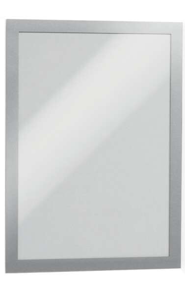 DURABLE Inforahmen Duraframe A4 selbstklebend 1 St silber