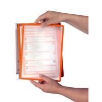 DURABLE WandSichttafelsys. VarioWall 5 Sichttafeln orange