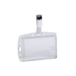 DURABLE Hartbox Clip Betr/Sicherheitsausw. 54x85mm 25er Pck