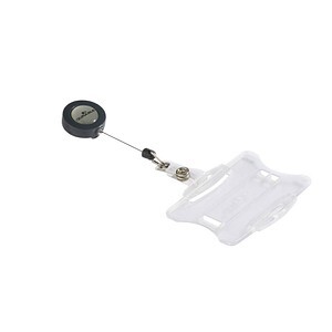 DURABLE Ausweiskartenhalter mit Jojo 10erPck