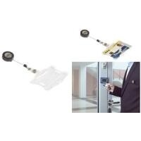DURABLE Ausweiskartenhalter mit Jojo 10erPck