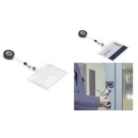 DURABLE Hartbox f 1 Ausweiskarte mit Jojo 10er Pck