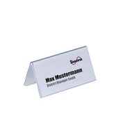 DURABLE Tischnamensschilder 52x100mm 25 Stück...
