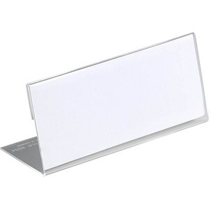DURABLE Tischnamensschild Acryl 61x150mm transp 10er Pck