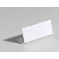 DURABLE Tischnamensschild Acryl 61x150mm transp 10er Pck
