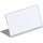 DURABLE Tischnamensschild Acryl 52x100mm transp 10er Pck