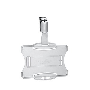 DURABLE Ausweiskartenhalter m Clip 87x54mm 25er Pck transp