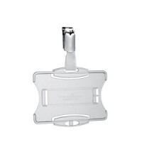 DURABLE Ausweiskartenhalter m Clip 87x54mm 25er Pck transp
