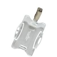DURABLE Ausweiskartenhalter m Clip 87x54mm 25er Pck transp