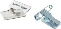 DURABLE Namensschild m Kombiklemme 40x75mm Acryl 25er Pck