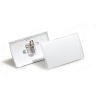 DURABLE Namensschild Click Fold m Kombiklemme 40x75mm 25 St