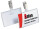 DURABLE Namensschild Click Fold m Clip 54x90mm 25er Pck